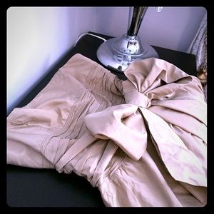 BCBG Maxazria Strapless Cocktail Dress with bow